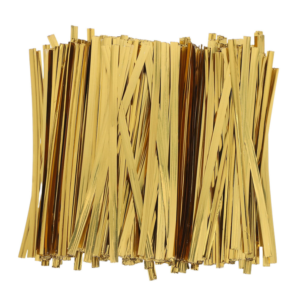 2400Pcs Gold Bag Twist Ties Iron Wire For Food And Party Wrapping 3762132610614