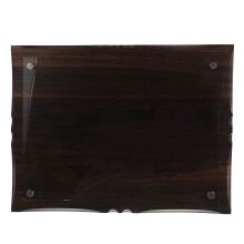 Thick Wood Diploma Frame Light Brown for Awards Display