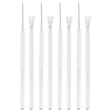 4Sets Multi-Use Stainless Steel Clay Needle Set for Pottery Detailing