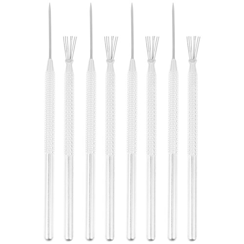 4Sets Multi-Use Stainless Steel Clay Needle Set for Pottery Detailing