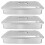 3Pcs Durable Stainless Steel Nail Tool Cleaning and Sterilization Box 1