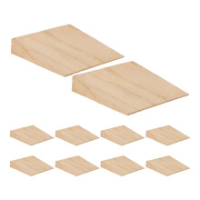 10Pcs Durable Khaki Wooden Wedges for Handle and Garden Tools