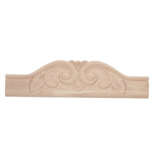 Bois Naturel Sculpté Ornement Style Européen