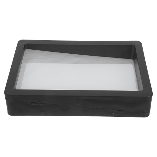 Black Plastic Aquarium Filter Mesh Cover Clog-Proof Sump Screen