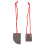 2Pcs Silver Titanium Auto Paint Denibbing Tool for Car Scratch Repair 1