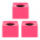 3Pcs Reusable Plastic Pink Microphone Flag Station for Podcast Hosts 1