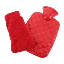 Warmwaterzak Rubber En Stof Herbruikbaar Handwarmer Thuis