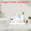 Multipurpose Rubber Countertop Holder With Dividers Ideal-Gray 5