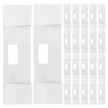 25St Metalen Reparatietabs Voor Verticale Jaloezieën Wit