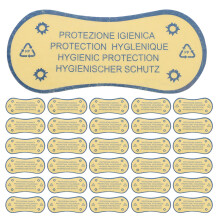 40St Badpak Sticker Hygienisch, Wegwerp PVC Etiket
