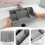 Multipurpose Rubber Countertop Holder With Dividers Ideal-Gray 6