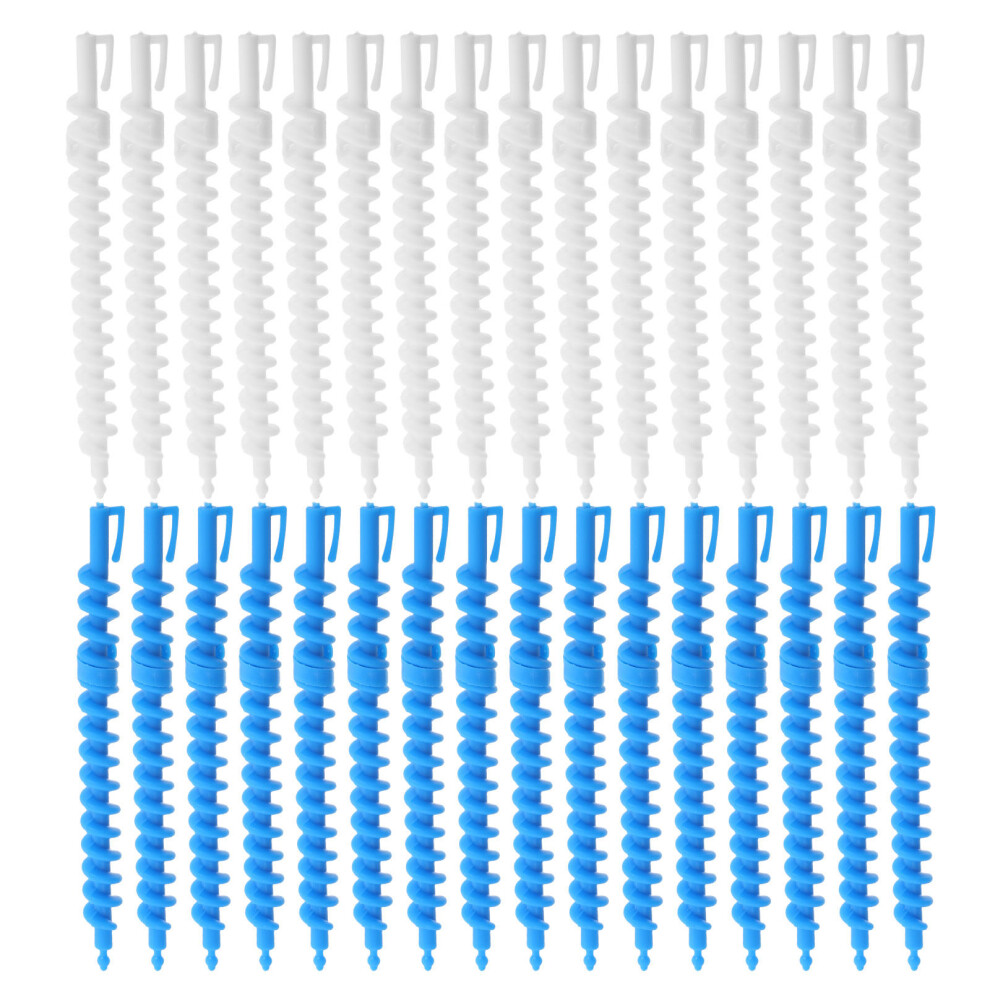 Happyyami 72Pcs Spiral Hair Curlers Plastic Perm Rods Heatless Rollers For Women