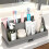 Multipurpose Rubber Countertop Holder With Dividers Ideal-Gray 7