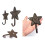 Nordic Style Decorative Iron Wall Hook Hanger Perfect For-sun 7