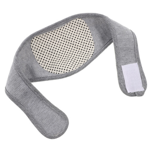 Grey Ergonomic Neck Wrap with Mesh Adjustable Neck Support