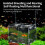 Panneau de séparation d'habitat en acrylique visible ayant 2-1 7