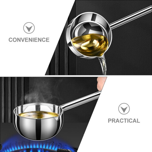 Louche à eau en acier inoxydable avec long manche 1