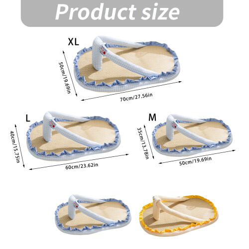 Cats Large Cooling Cushions Bed Slipper Shaped Pad-Blue L 2