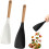 Colher de silicone para cozinhar com cabo de madeira (2 unidades) 2