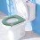Universal knitted toilet seat cushion polyester O-shaped 1 4