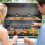 High Quality Metal Folding Cooking Rack Works With Common 5