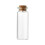 Mini üvegpalackok parafa dugóval 10ml 2