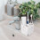 Flexible Bathroom Toothbrush Holder Having 3 Sections For-White 7