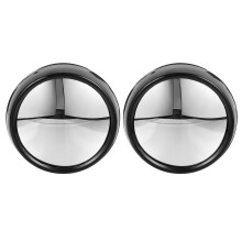 Espejo retrovisor para ordenador de escritorio, color negro, paquete de 4 unidades.