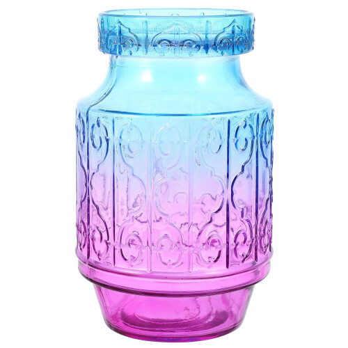 OUNONA Preget glassvase 19,5 cm