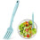 Garfo de silicone para cozinha 10 em 1, 28 cm (11 polegadas) 1