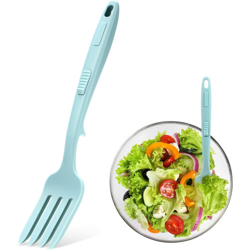 Garfo de silicone para cozinha 10 em 1, 28 cm (11 polegadas)