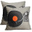 Retro vinylskiva örngott bomull-linne-polyester 1