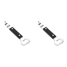 Ouvre-bouteilles et ouvre-boîtes en acier inoxydable (lot de 2)