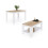 Pack mesa de comedor 140 y mesa de centro Lya 1