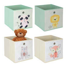 Aufbewahrungsboxen für Kinder, faltbar, 4er-Set