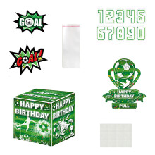 Fußball-Party-Dekoration, handgefertigte-Design C