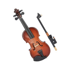 Mini-Violine-Modell mit Ständer, Lindenholz, 17 cm, Natur
