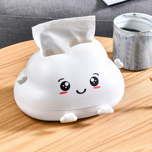 Cloud Taschentuchbox PP Multifunktional Weiß 230.00g