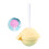 4 Pack Silicone Ice Popsicles Molds With Included Stick-Yellow 1