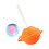 Silicone Popsicles Molds With Polypropylene Stick For-Orange 1