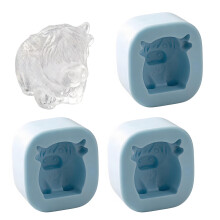 Yak Shape Ice Cubes Maker Animal Shape Silicone Ice Cubes-3