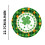Engangs servisesett til St. Patricks dag, 12 deler 2