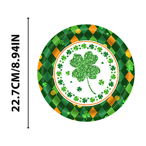 Engangs servisesett til St. Patricks dag, 12 deler 1
