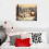 Quadro decorativo rústico em tela com árvore. 4