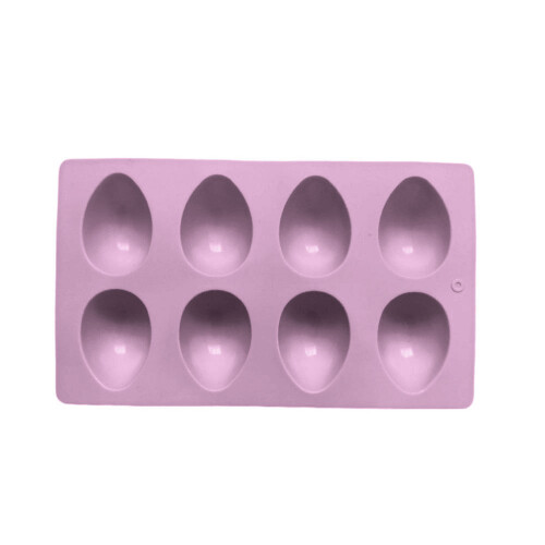 Moules à œufs de Pâques en silicone de qualité-Violet
