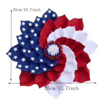 Ghirlanda con la bandiera americana per il 4 luglio e il Memorial Day.