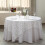 White Sequin Table Overlay 72" x 72" 3