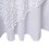 White Sequin Table Overlay 72" x 72" 5