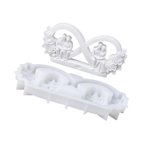 Couple Statue Silicone Molds for Handmade Candle Soap Making