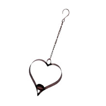 Heart Shape Candle Holders Metal Candlesticks Hanging Tea Lights